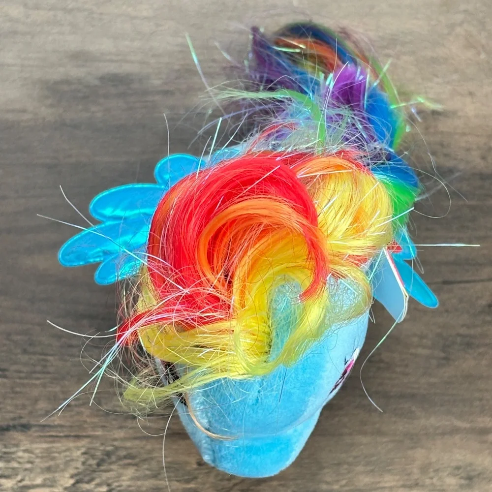 TY Beanie Sparkle My Little Pony Rainbow Dash Plush Unicorn Stuffed Toy 2016 NWT